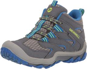 img 4 attached to Merrell Kid's Chameleon 7 Mid Alternative Closure Waterproof Hiking Boot: Durable and Waterproof Footwear for Adventurous Kids