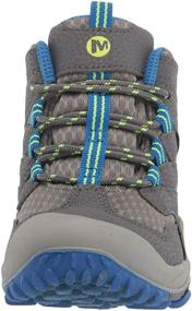 img 3 attached to Merrell Kid's Chameleon 7 Mid Alternative Closure Waterproof Hiking Boot: Durable and Waterproof Footwear for Adventurous Kids