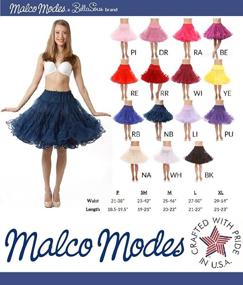 img 2 attached to Enhance Your Halloween Costume & Party Outfit with Malco Modes Luxury Vintage Adult Petticoat!