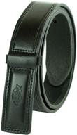 dickies mens leather work belt logo