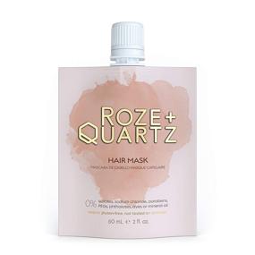 img 4 attached to 💆 Revive your Damaged Hair with Roze + Quartz Hair Mask: A Deep Conditioning Treatment for Color Treated Hair & All Hair Types- Paraben & Sulfate Free, Vegan Solution for Dry and Damaged Hair