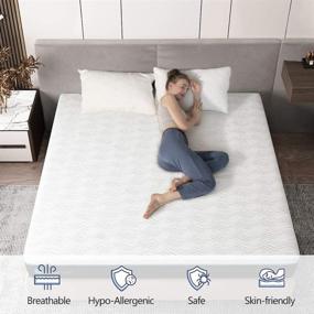 img 3 attached to 🛏️ Avenco Full Size Memory Foam Mattress - 12 Inch Premium Bed Mattress with CertiPUR-US Foam for Support, Pressure Relief & Cooler Sleep, 10-Year Support