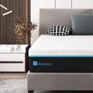 🛏️ avenco full size memory foam mattress - 12 inch premium bed mattress with certipur-us foam for support, pressure relief & cooler sleep, 10-year support логотип