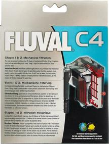 img 1 attached to 🔍 Fluval C4 3-Pack Poly Foam Pads for Enhanced Filtration