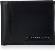 👔 enhance your style with tommy hilfiger's leather slimfold men's accessories: a perfect blend of elegance and functionality logo