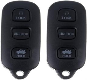 img 4 attached to ECCPP Keyless Entry Remote Key Fob for Toyota Sienna Solara Camry Corolla Matrix/Pontiac Vibe GQ43VT14T (Pack of 2) - Replacement Guide and Benefits