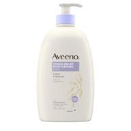 💆 aveeno stress relief calming body lotion with lavender, chamomile, and ylang-ylang essential oils - 33 fl. oz. logo