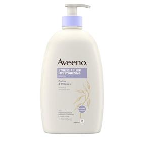img 4 attached to 💆 Aveeno Stress Relief Calming Body Lotion with Lavender, Chamomile, and Ylang-Ylang Essential Oils - 33 fl. oz.