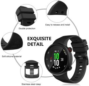 img 2 attached to Junboer совместим с ремешком для часов Garmin Forerunner 45