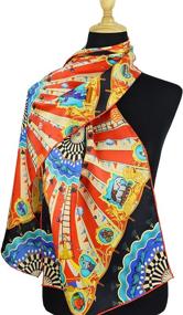 img 1 attached to 🧣 ELEGNA Collection Scarves: Claude Lilies Women's Accessories and Scarves + Wraps