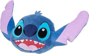 img 1 attached to 🧸 Stitch Disney Classics Character Heads: 14-Inch Plush Pillow Buddy Toy for Kids by Just Play - Soft and Cuddly Companion!
