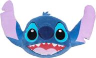 🧸 stitch disney classics character heads: 14-inch plush pillow buddy toy for kids by just play - soft and cuddly companion! logo