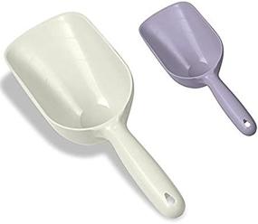 img 2 attached to 🐾 The Perfect Pet Food Scoop Set: ELenest Bundle - 1-Cup and 2-Cup Sizes for Easy Portioning