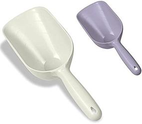 img 4 attached to 🐾 The Perfect Pet Food Scoop Set: ELenest Bundle - 1-Cup and 2-Cup Sizes for Easy Portioning