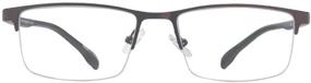 img 3 attached to 👓 ProEyes Crux: Large Men's Multi-focal Blue Light Blocking Readers with Anti-Reflective Resin Lens - Top Lens Power: 0