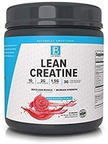 img 2 attached to LIV Body Lean Creatine Supplement: Boost Lean Muscle, Enhance Strength, Minimize Bloating - 10 oz Sour Watermelon Belts