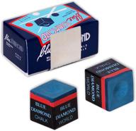 enhanced blue diamond billiard chalk with certilogo protective coating - 2 piece set логотип