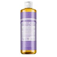 🌿 жидкое мыло dr. bronner’s pure-castile (лаванда, 16 унции) – органическое и универсальное: идеально для лица, тела, волос, стирки, домашних животных и посуды – концентрированное, веганское, без гмо. логотип