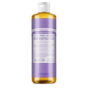 img 4 attached to 🌿 Жидкое мыло Dr. Bronner’s Pure-Castile (Лаванда, 16 унции) – Органическое и универсальное: идеально для лица, тела, волос, стирки, домашних животных и посуды – Концентрированное, веганское, без ГМО.