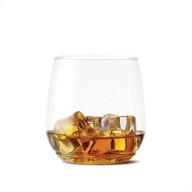 🍷 tossware pop 12oz vino jr set of 12 - premium quality, recyclable, unbreakable & crystal clear plastic glasses - ideal for cocktails and whiskey - 12 count pack logo