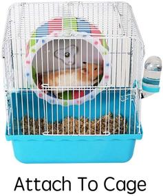 img 3 attached to 🐹 Petzilla Wooden Silent Spinner Hamster Exercise Wheel with Sunflower Design - Promotes Quiet and Noise-Free Exercise for Hamsters