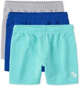 img 1 attached to 🏀 3-Pack Toddler Boys Basketball Shorts from The Children's Place