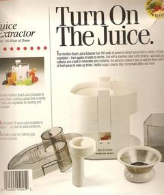 img 1 attached to Powerful 140-Watt Hamilton Beach Juice Extractor for Optimal Extraction