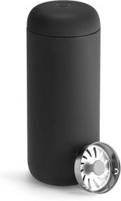 img 4 attached to ☕️ Fellow Carter Move Travel Mug - Vacuum-Insulated 16 oz Stainless Steel Tumbler for Coffee and Tea with Ceramic Interior and Splash Guard, Matte Black