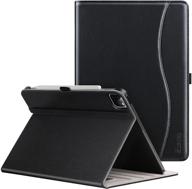 ztotopcases premium pu leather case for ipad pro 12.9 case 2021 5th generation - black: multiple viewing angles, auto sleep/wake, ipad pencil charging compatible logo