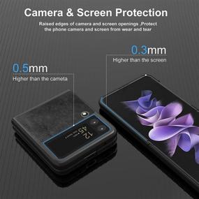 img 1 attached to Phone Case Compatible With Samsung Galaxy Z Flip 3 5G Case Cover Cell Phones & Accessories and Cases, Holsters & Clips