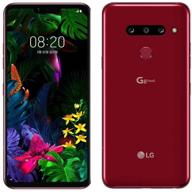 📱 восстановленный lg g8 thinq 128 гб 6 гб озу - 6.1" qhd+ oled дисплей, crystal sound speaker, hand id - t-mobile & mvno's - карминовый красный логотип