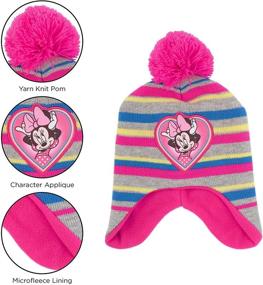 img 2 attached to Милые детские перчатки Disney с Минни: идеальные аксессуары для девочек в холодную погоду
