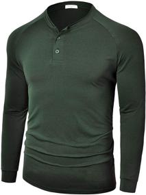 img 4 attached to 👕 Men's Casual Heather Sleeve Athletic Clothing by Derminpro