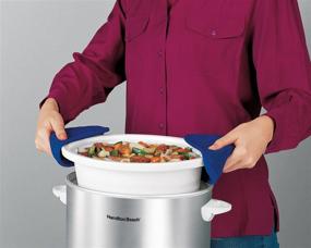 img 3 attached to 🍲 Hamilton Beach 4-Quart Stainless Steel Slow Cooker with Dishwasher-Safe Stoneware Crock and Lid (33140V)