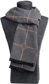 img 2 attached to 🧣 Ohayomi Men's Winter Cashmere Scarf: The Perfect Addition for Men's Accessories in Scarves