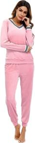 img 3 attached to Irevial Jogging Sweatsuit Tracksuit Activewear