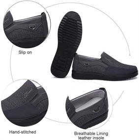 img 1 attached to 👞 Premium Anti-Skid Polyurethane Loafers: Ultimate Comfort & Breathability for Men