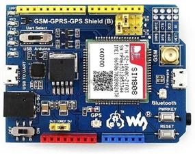 img 3 attached to Wireless Quad-Band GSM/GPRS/GPS Shield Based On SIM808 Onboard CP2102 MIC29302 Phone Talk Speaker Module @XYGStudy