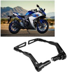 img 2 attached to 🏍️ Kimiss Motorcycle Brake Clutch Levers Protection Guards - Adjustable & Universal Fit for 22mm Handlebars