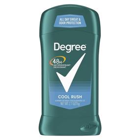 img 4 attached to 48-Hour Sweat & Odor Protection: Degree Men Original Antiperspirant Deodorant - Cool Rush, 2.7 oz for Men