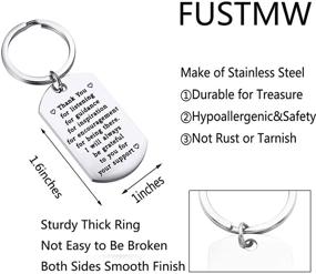 img 2 attached to FUSTMW Appreciation Guidance Keychain Grateful