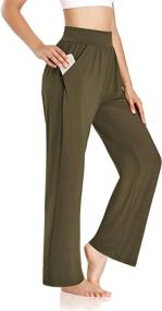 img 3 attached to ZJCT Womens Yoga Sweatpants: Comfy & 👖 Casual Wide Leg Joggers with Pockets - Shop Now!