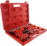 🔧 abn universal drum brake puller 8-piece set - complete removal tool kit for automotive drum brakes with carrying case logo