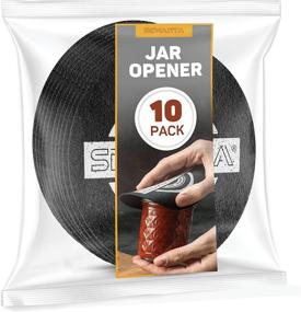 img 4 attached to 🔓 Easy-Open Rubber Jar Opener Gripper Set - Ideal for Seniors with Arthritis - Effortlessly Opens Any Bottle or Lid - 10-Pack