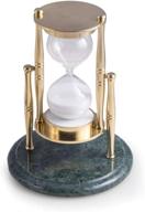 brass green marble minute timer logo