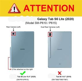 img 2 attached to ➕ Samsung Galaxy Tab S6 Lite Stylus Pen Replacement - EJ-PP610BPEGUJ Stylus Pen+ USB to Type-C Adapter + Tips/Nibs (Blue)