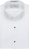 👔 premium blend tuxedo shirt collar: polyester cotton perfection logo