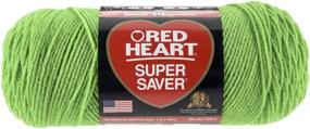 img 1 attached to Vibrant Spring Green: Red Heart Super Saver Yarn - Unleash Your Creativity!