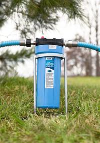 img 1 attached to Camco RV Water Filter Stand - Easy, Upright Storage Solution for Filters- No More Ground Hassles!