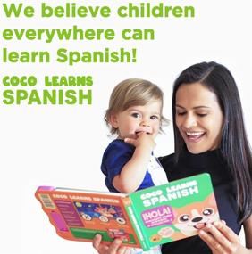 img 3 attached to Coco Learns Spanish: Musical Spanish Books for Kids; Libros en Español para Niños; Bilingual Children's Books & Baby Toys; Juguetes para Niños, Niñas y Bebes de 2 Meses a niños de 8 años; Volume 3